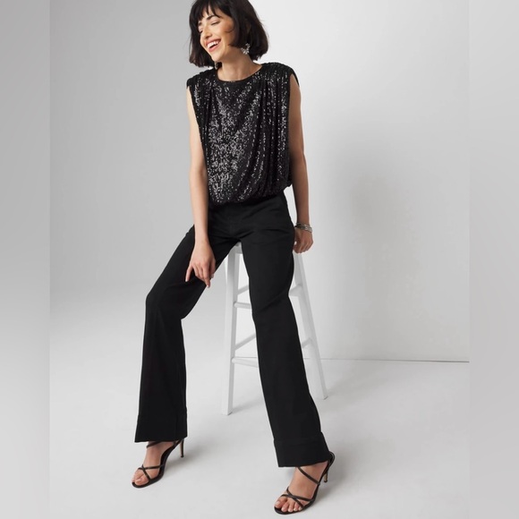 Black Sequin/ Black Mesh - Picture 2 of 5